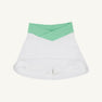 Prepletic™ Katey Cross Skort - Worth Avenue White with Grace Bay Green