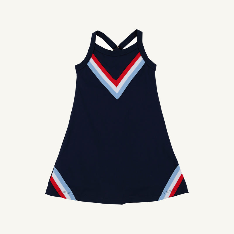 Prepletic™ Little Miss Tennis Dress - Nantucket Navy, Richmond Red, Worth Avenue White and Beale Street Blue
