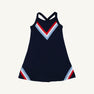 Prepletic™ Little Miss Tennis Dress - Nantucket Navy, Richmond Red, Worth Avenue White and Beale Street Blue