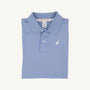 Prim & Proper Polo & Onesie - Park City Periwinkle with Worth Avenue White Stork