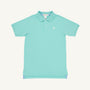 Prim & Proper Polo & Onesie - Turks Teal with Multicolor Stork