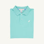 Prim & Proper Polo & Onesie - Turks Teal with Multicolor Stork