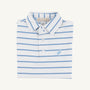 Prim & Proper Polo & Onesie - Sunrise Blvd. Blue Stripe with Beale Street Blue Stork