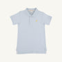 Prim & Proper Polo & Onesie - Bardstown Blue with Bellport Butter Yellow Stork