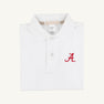 Alabama Prim & Proper Polo & Onesie - Worth Avenue White