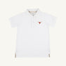 Texas Prim & Proper Polo & Onesie - Worth Avenue White
