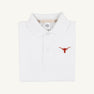 Texas Prim & Proper Polo & Onesie - Worth Avenue White