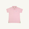 Prim & Proper Polo - Palm Beach Pink with Buckhead Blue Stork