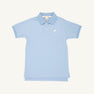 Prim & Proper Polo & Onesie - Beale Street Blue with Multicolor Stork