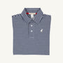 Prim & Proper Polo & Onesie - Nantucket Navy Stripe with Multicolor Stork