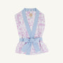 Ready or Not Robe (Women) - Lavender and Lambs with Beale Street Blue