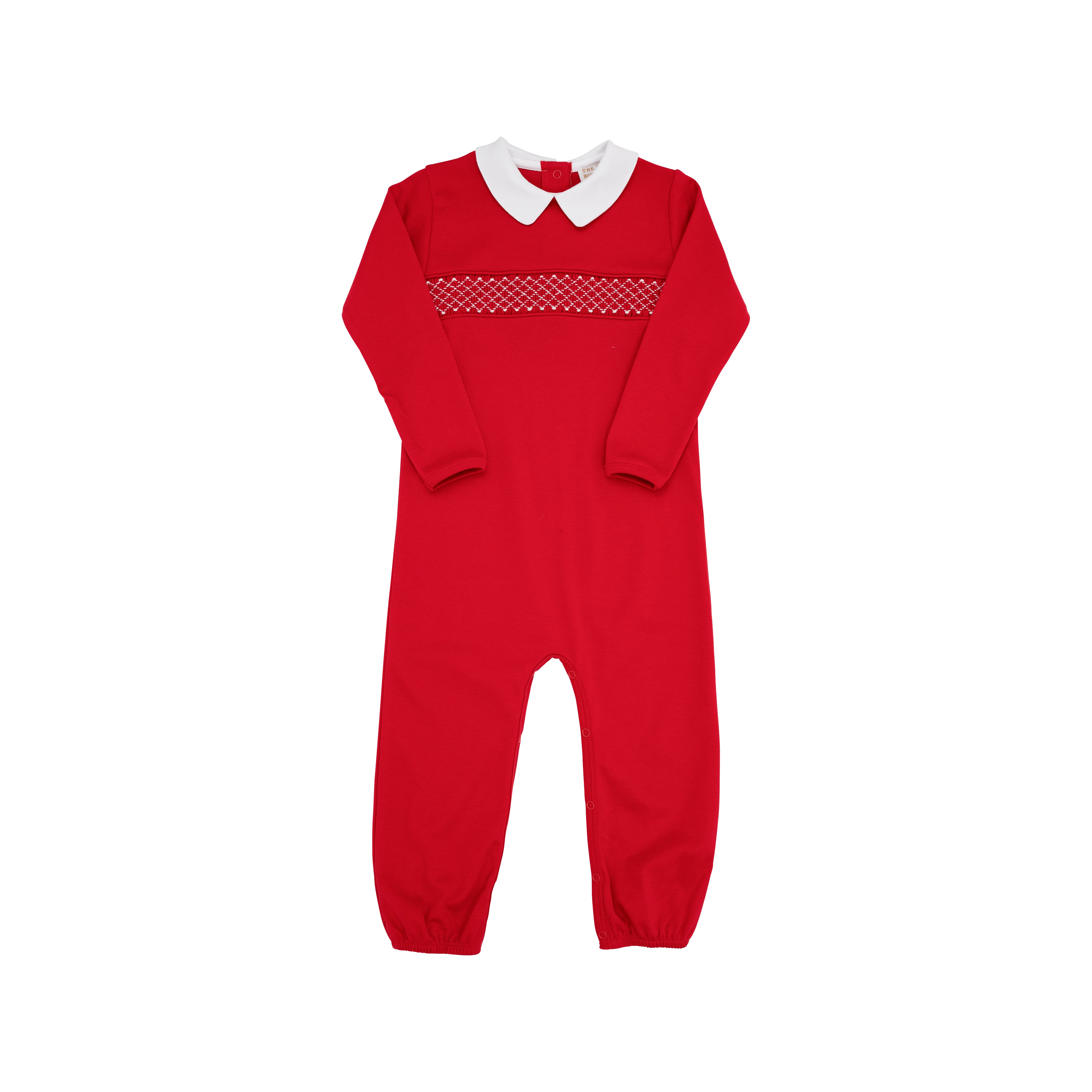 Rigsby Romper - Richmond Red with Worth Avenue White Smocking – The ... Rigsby Romper - Richmond Red with Worth Avenue White Smocking – The ...