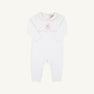 Robbins Romper - Worth Avenue White with Palm Beach Pink & Bear
