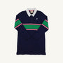 Rollin's Rugby Dress - Nantucket Navy with Hamptons Hot Pink & Kiawah Kelly Green