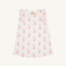 Ruehling Ruffle Dress - Happy Harbour Island Handblock Floral