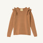 Ruehling Ruffle Sweater - Cape Elizabeth Camel
