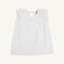 Ruehling Ruffle Top (Linen) - Worth Avenue White