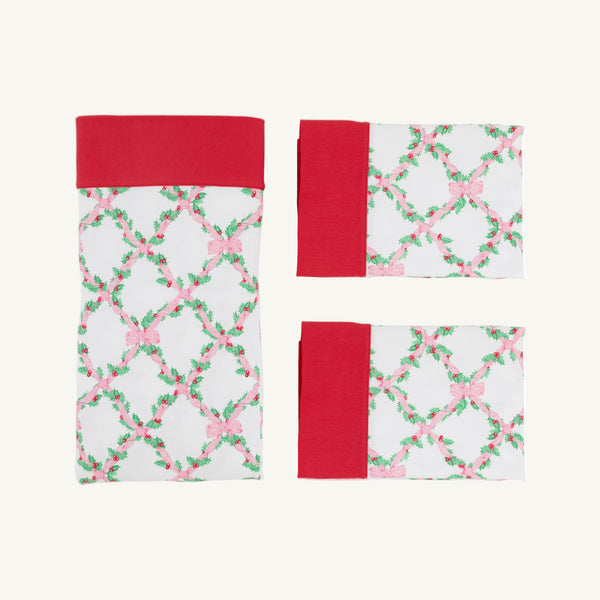 Sleep Tight Sheet Set - T.B.B.C. Holly Day with Richmond Red