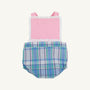 Sally Sunsuit - Lauderdale Pier Plaid with Pier Party Pink & Worth Avenue White