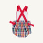 Sayre Sunsuit - Montpelier Plaid with Worth Avenue White and Richmond Red