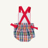 Sayre Sunsuit - Montpelier Plaid with Worth Avenue White and Richmond Red