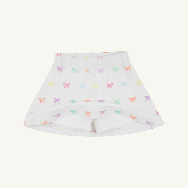 Searcy Skort - Bitty Bows (Worth Avenue White)