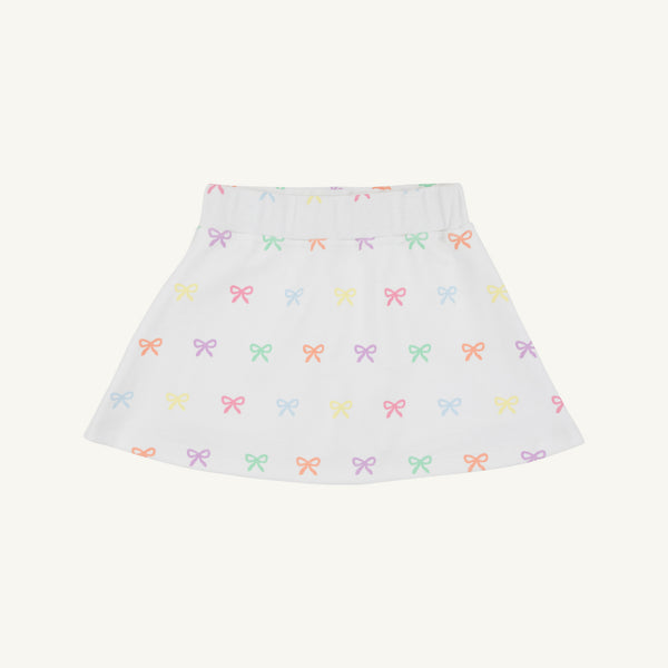 Searcy Skort - Bitty Bows (Worth Avenue White)