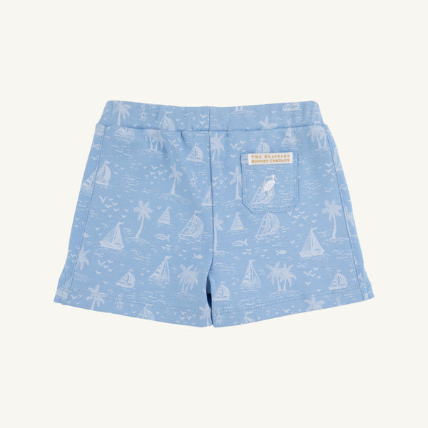 Shaefer Shorts - Bay Side Boats with Worth Avenue White