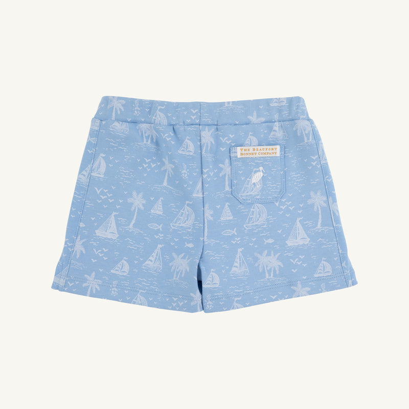 Shaefer Shorts - Bay Side Boats with Worth Avenue White