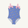 Shannon Bow Bathing Suit - Little Fishes with Pier Party Pink