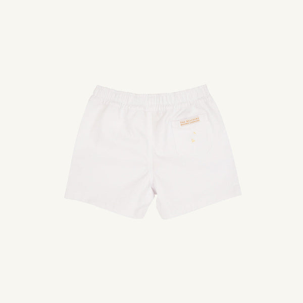 Sheffield Shorts - Worth Avenue White with Multicolor Stork