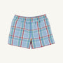 Sheffield Shorts - Kensington Court Plaid with Worth Avenue White Stork
