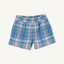 Sheffield Shorts - Lauderdale Pier Plaid with Rockefeller Royal Stork