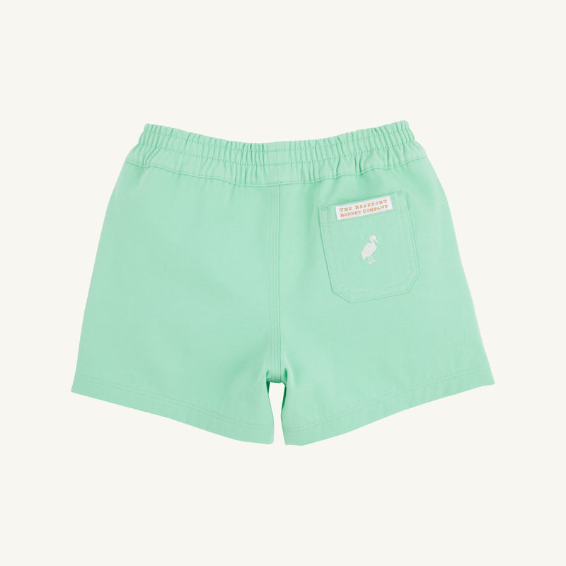 Sheffield Shorts - Grace Bay Green with Saratoga Stone Stork