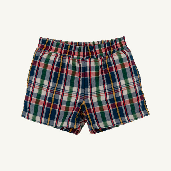 Sheffield Shorts - Gramercy Park Plaid Seersucker