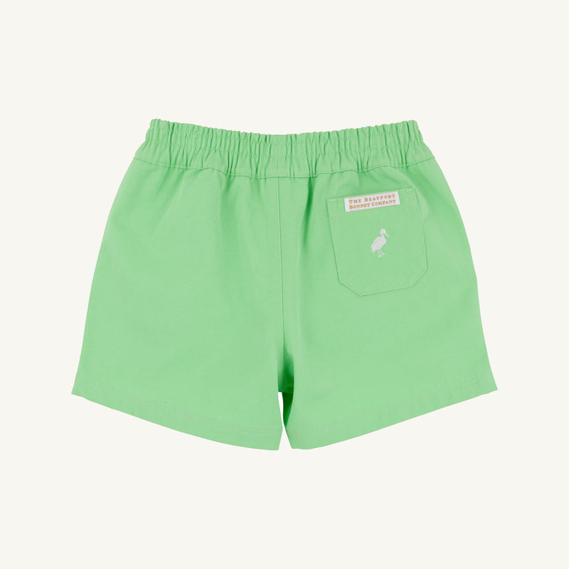 Sheffield Shorts - Lexington Lime with Saratoga Stone Stork