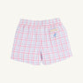Sheffield Shorts - Winter Park Windowpane with Beale Street Blue Stork
