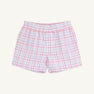 Sheffield Shorts - Winter Park Windowpane with Beale Street Blue Stork