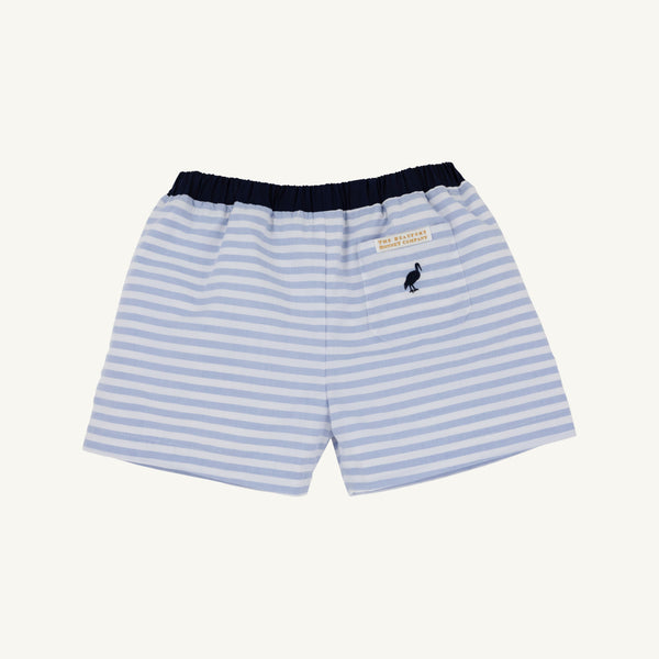Shelton Shorts - Park City Periwinkle Stripe with Nantucket Navy Stork