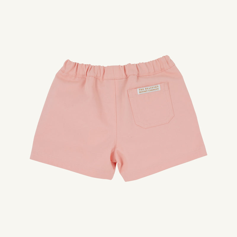 Shelton Shorts - Pompano Peach with Keeneland Khaki Stork