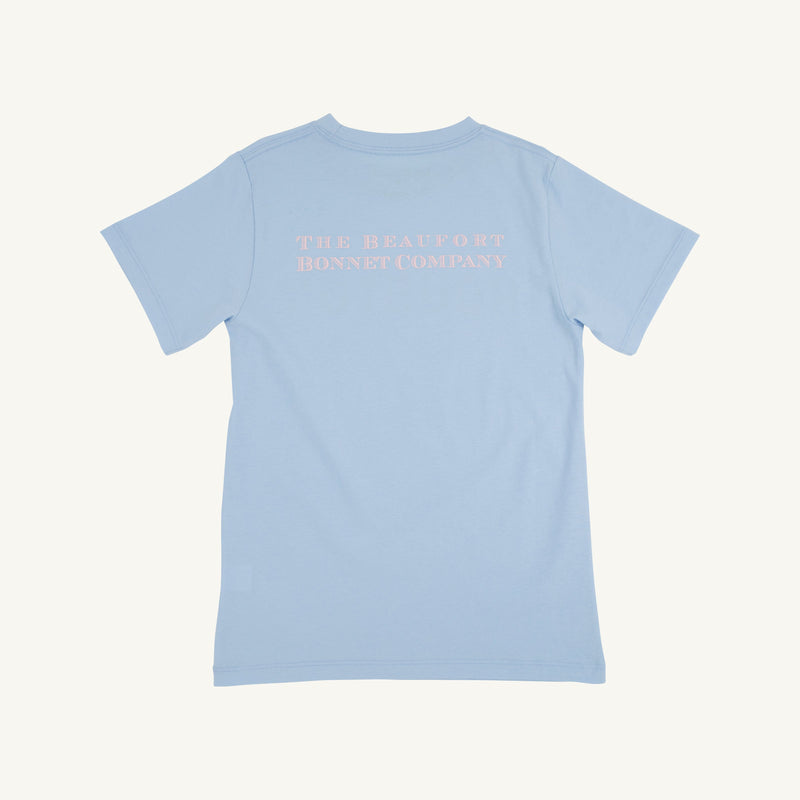 Sir Proper's City Hopper T-Shirt - Beale Street Blue with Palm Beach Pink Washington