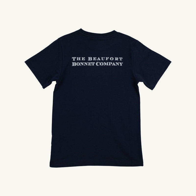 Sir Proper's City Hopper T-Shirt - Nantucket Navy with Worth Avenue White Houston