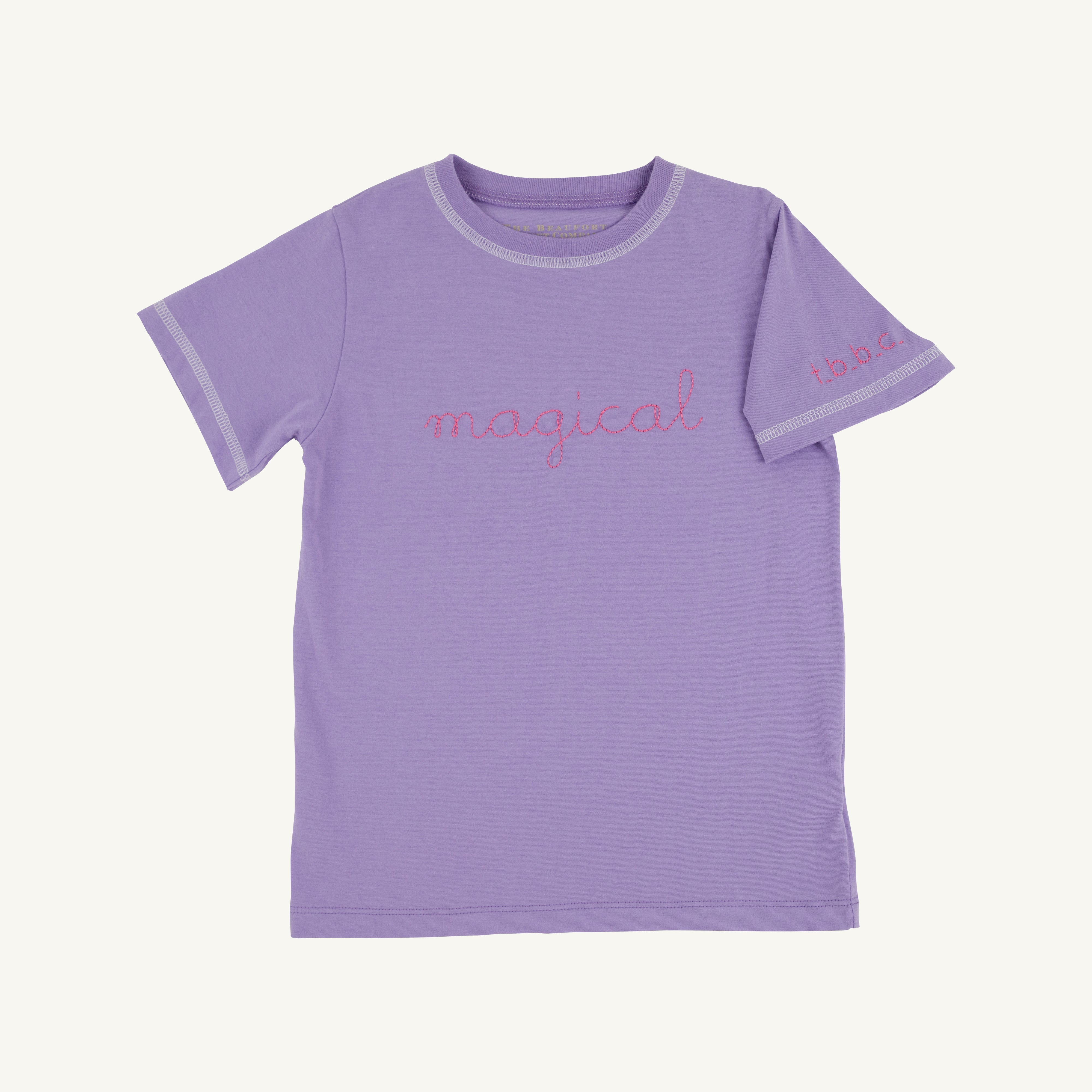 Sir Proper's T-Shirt - Palisades Purple with Magical Embroidery