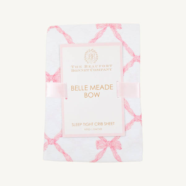 Sleep Tight Crib Sheet - Belle Meade Bow