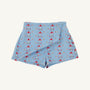 Stella Skort - First Day Flowers with Flower Buttons