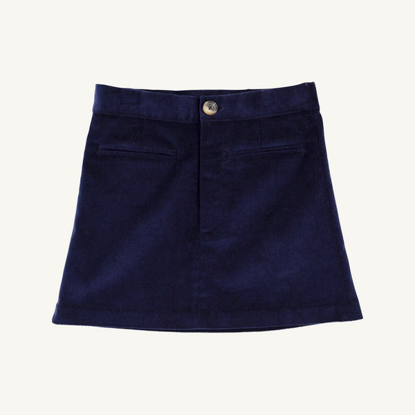 Stevi Skirt - Nantucket Navy Corduroy