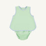 Stevie Set - Lexington Lime Stripe with Buckhead Blue