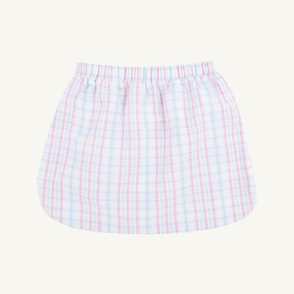 Susanne Skirt - Beale Street Blue and Hamptons Hot Pink Sewanee Seersucker