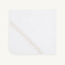 Sweetly Smocked Blessing Blanket (Unisex) - Worth Avenue White with Palmetto Pearl
