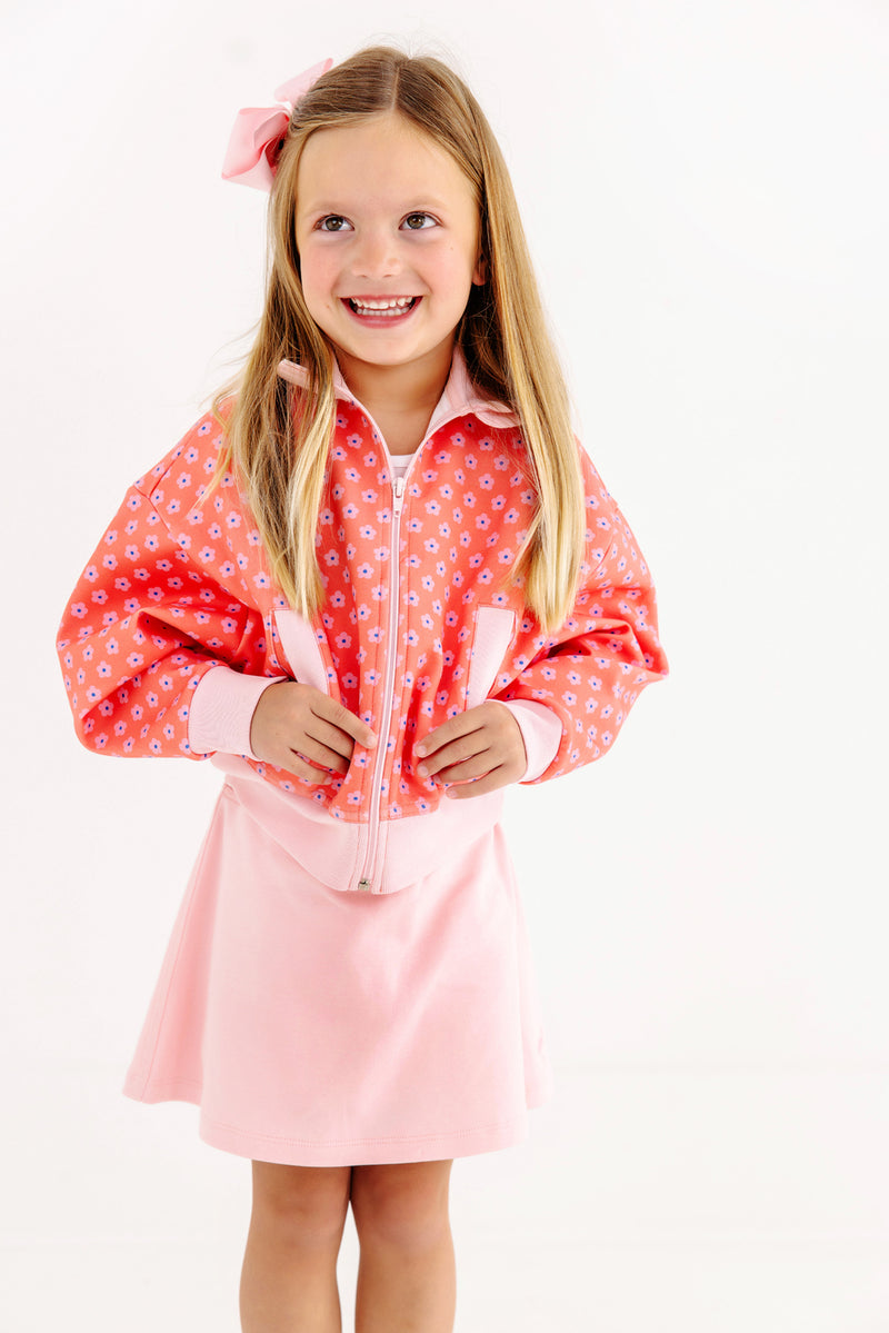 Prepletic™ Jules Jacket - Mill Street Manor Mini Floral with Sandpearl Pink